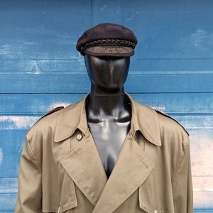 TOWNE LONDON FOG MEN'S VINTAGE LUXURY HEAVY TRENCH COAT (Removeable Lining)